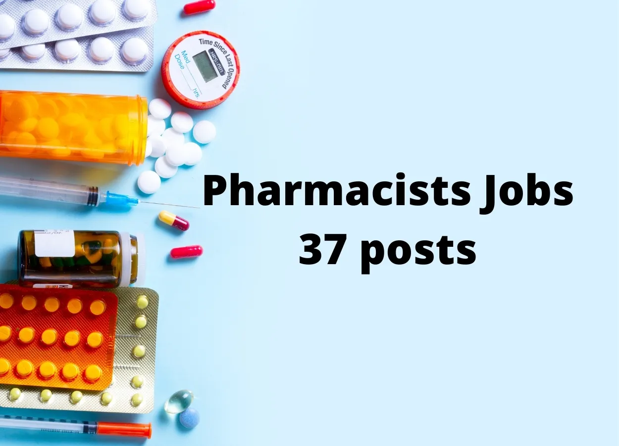Job Openings for Pharmacists (37 posts) at Zilla Parishad - Government Jobs