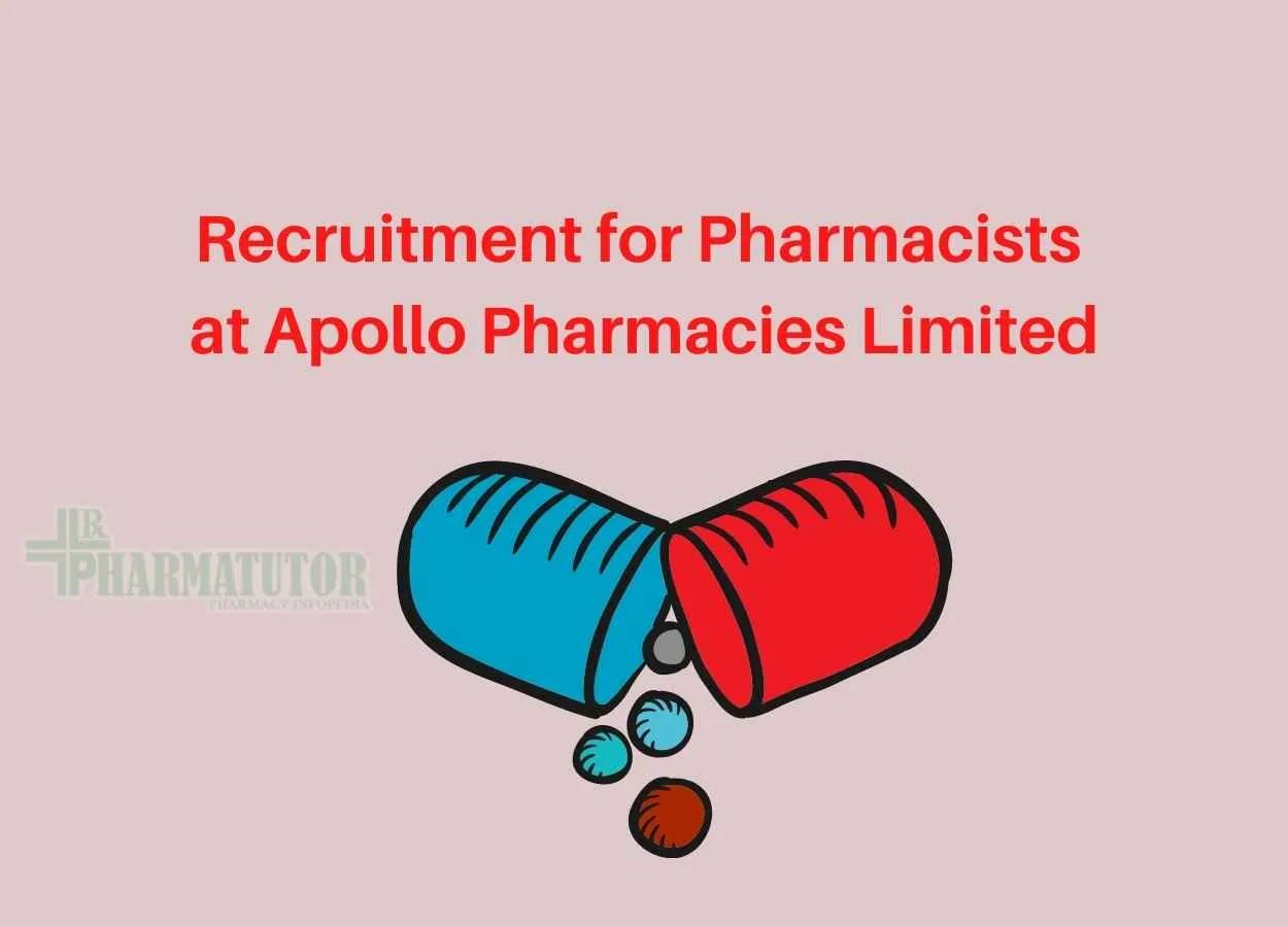 Recruitment for Pharmacists at Apollo Pharmacies Limited
