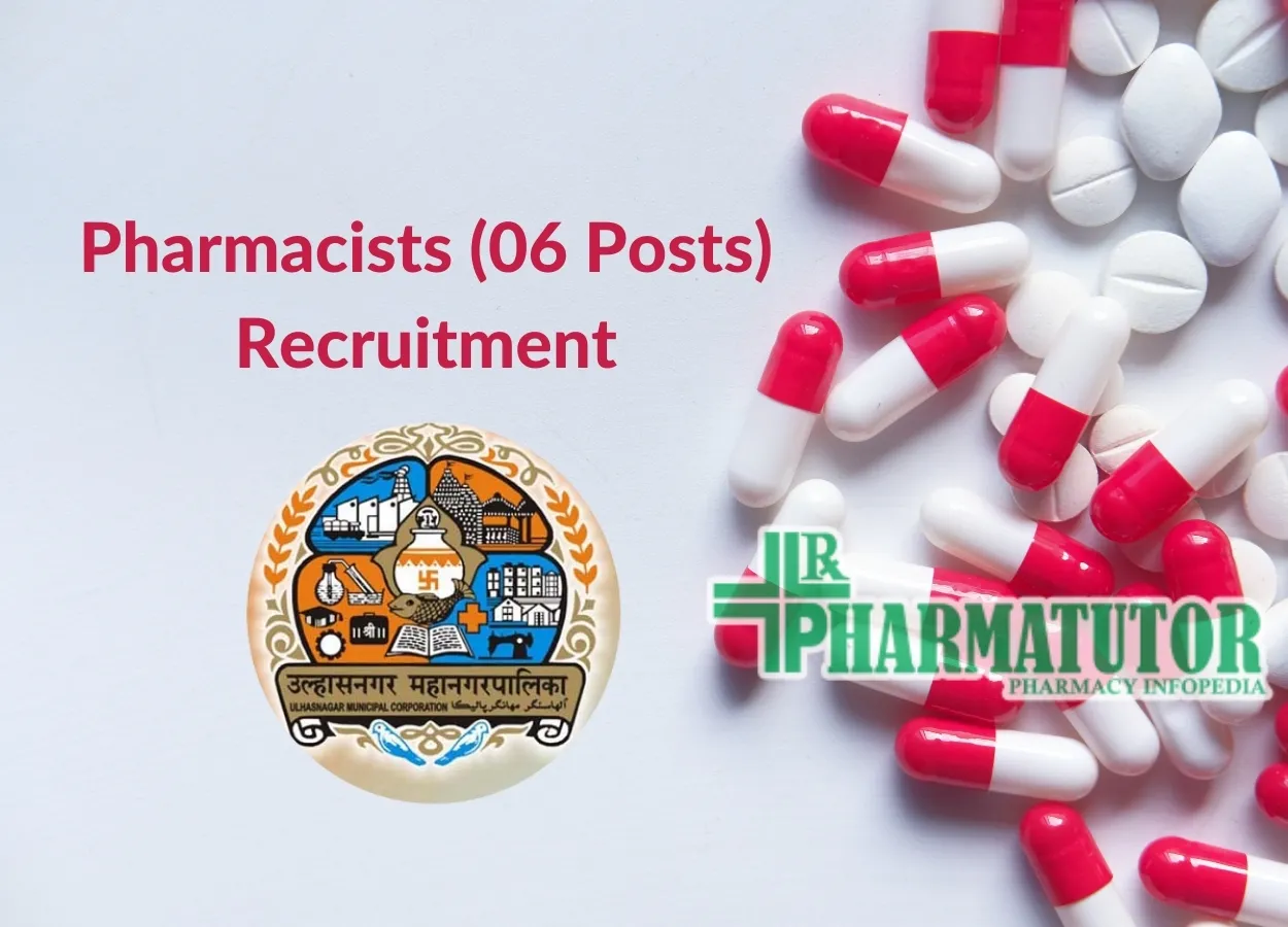 Recruitment for Pharmacists at Ulhasnagar Municipal Corporation