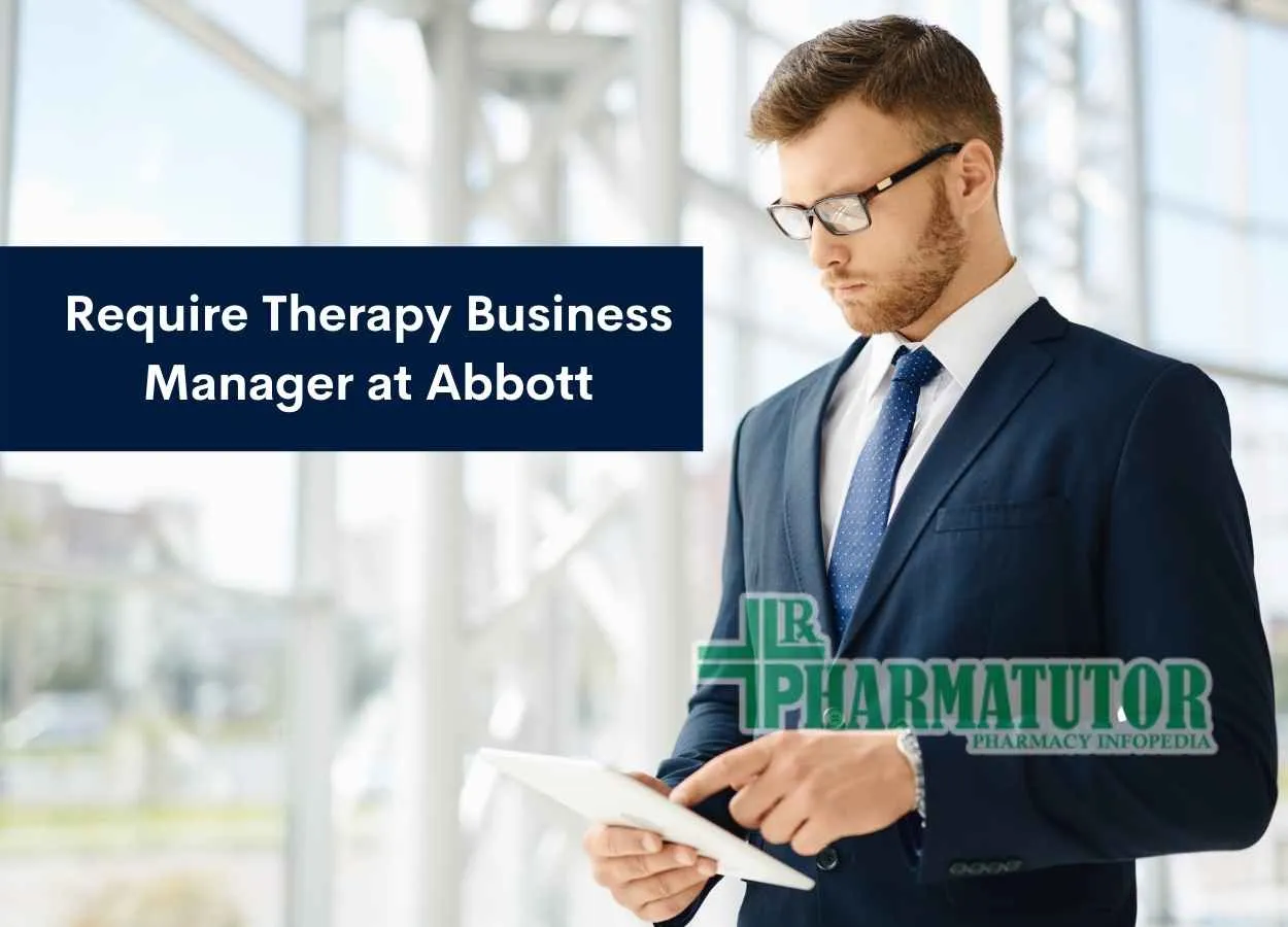 Require Therapy Business Manager at Abbott India Limited