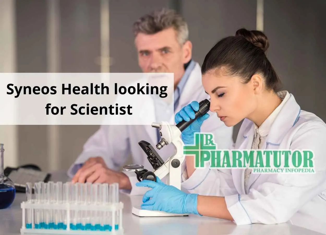 Syneos Health looking for Scientist