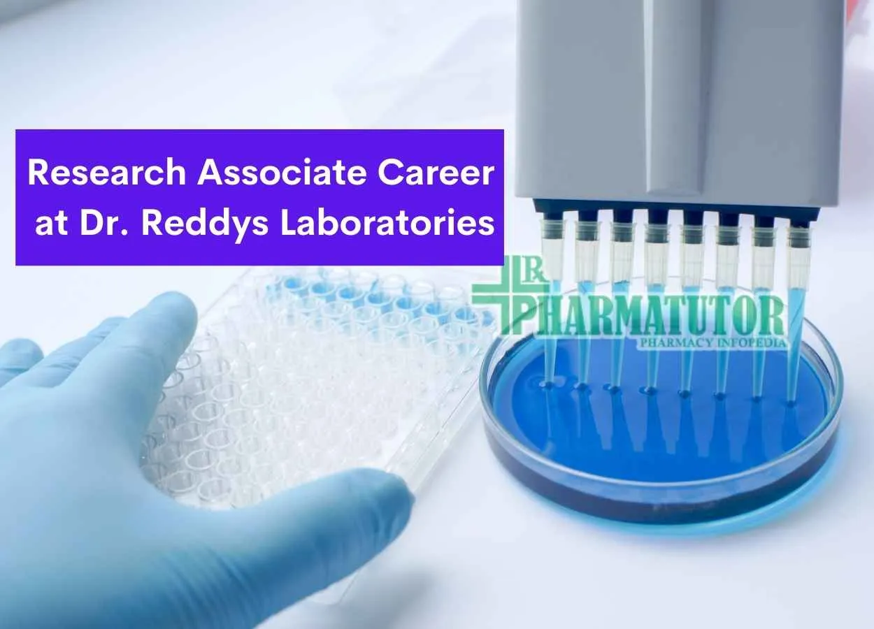 Vacancy for Research Associate at Dr. Reddys Laboratories