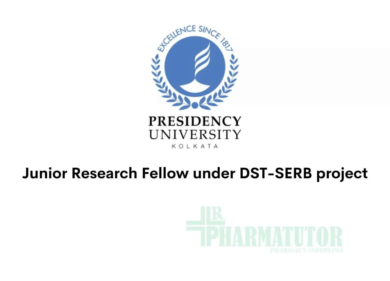 Applications are invited for Junior Research Fellow under DST-SERB project at Presidency University