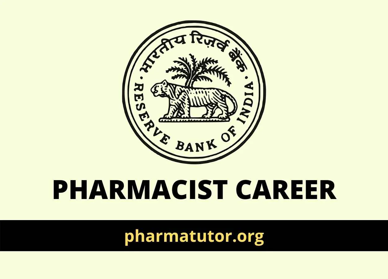 Career for Pharmacist at Reserve Bank of India