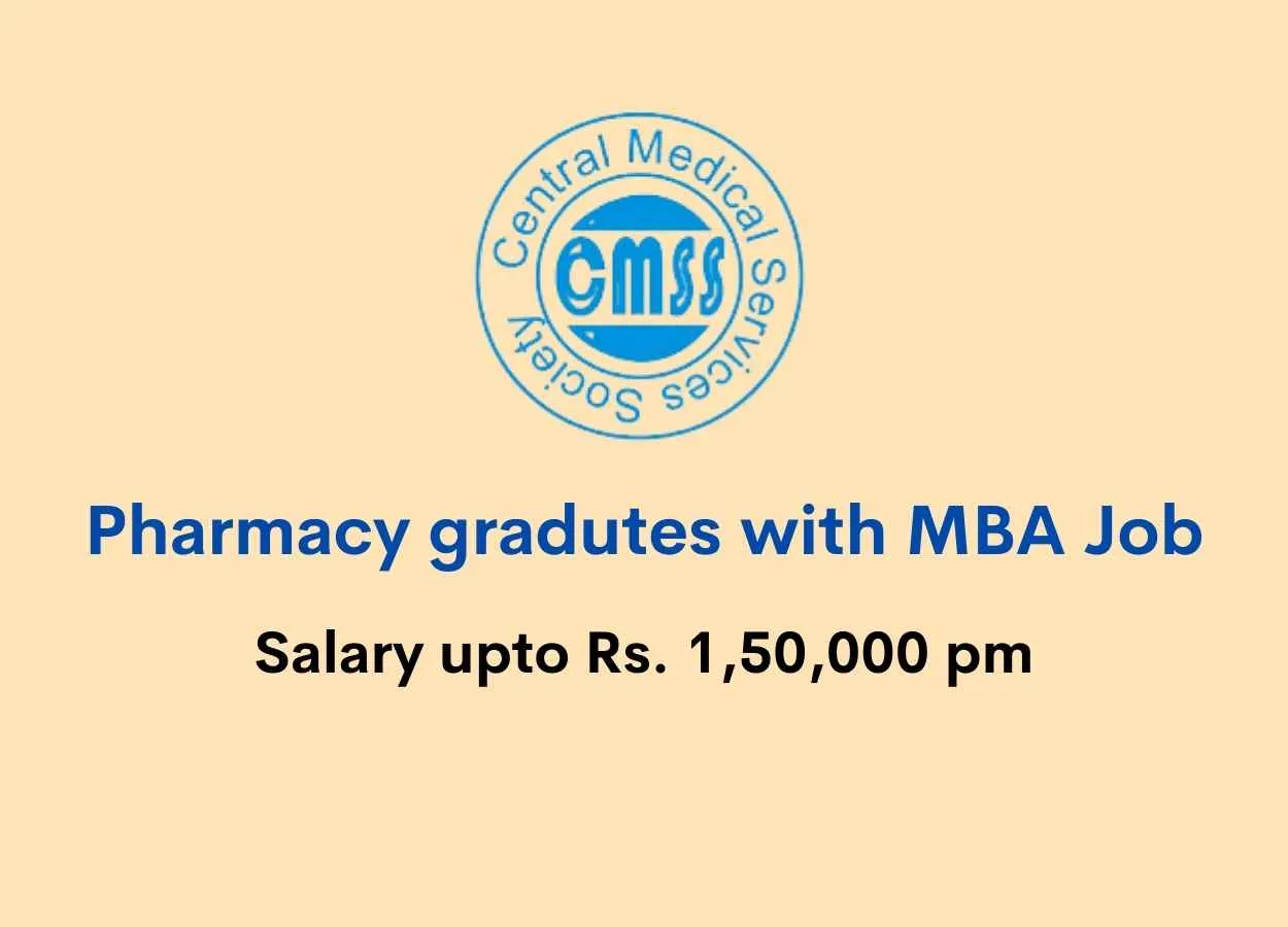 Career for Pharmacy gradutes with MBA at CMSS