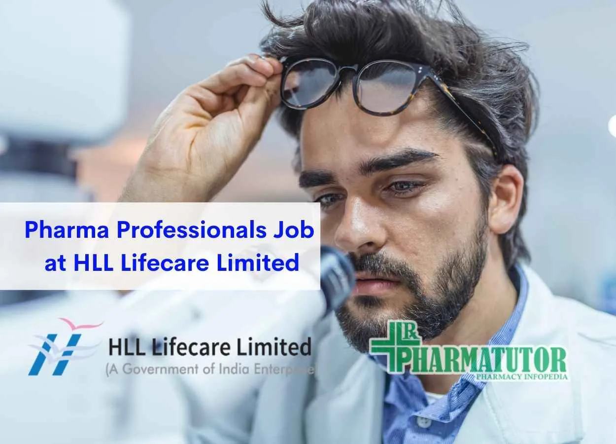 Job for Pharma Professionals at HLL Lifecare Limited