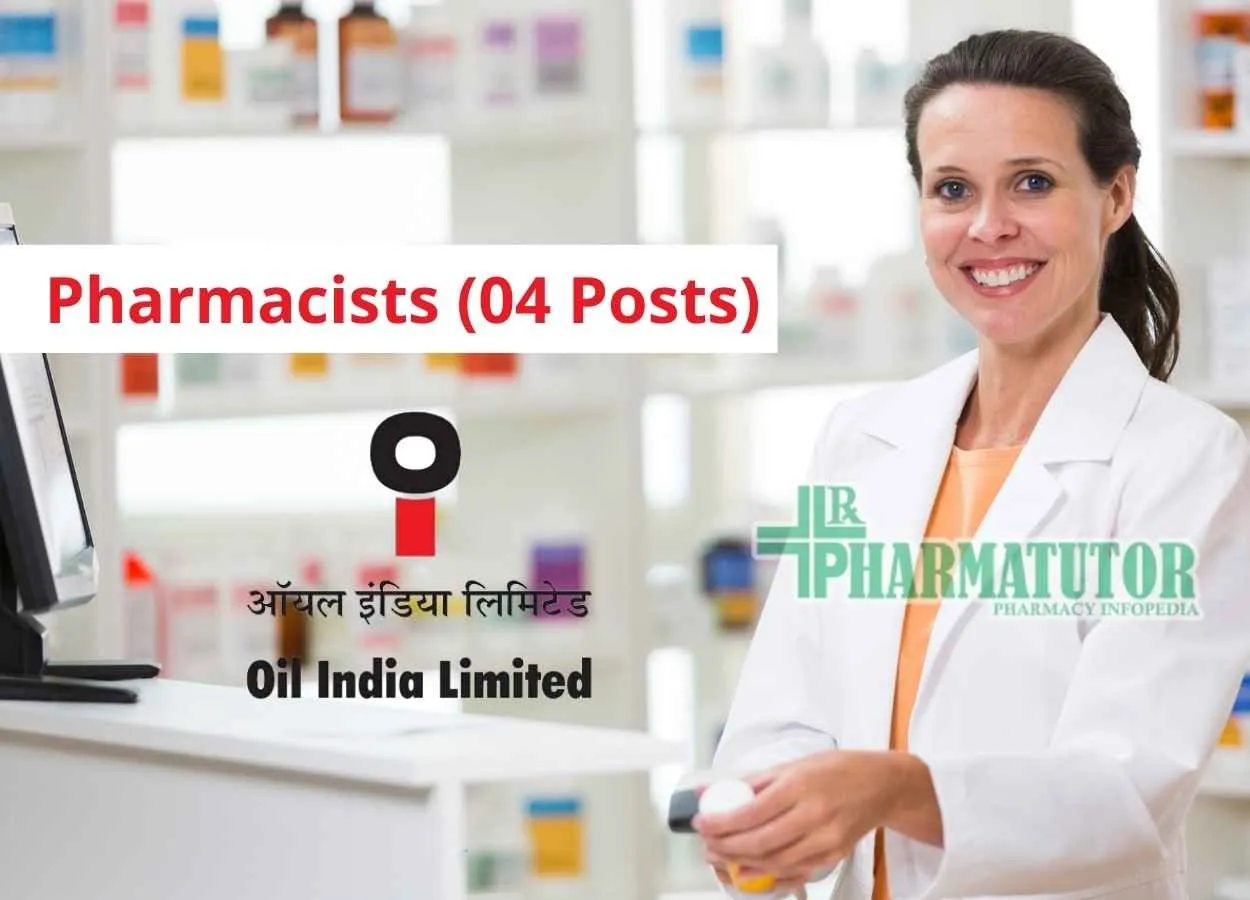 Job for Pharmacists at Oil India Limited