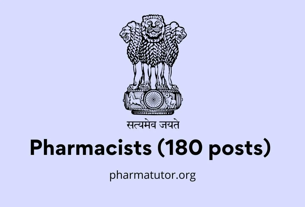 Pharmacists Jobs in CAPFs and Assam Rifle