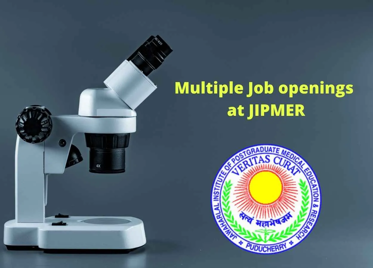 Multiple Job openings at JIPMER