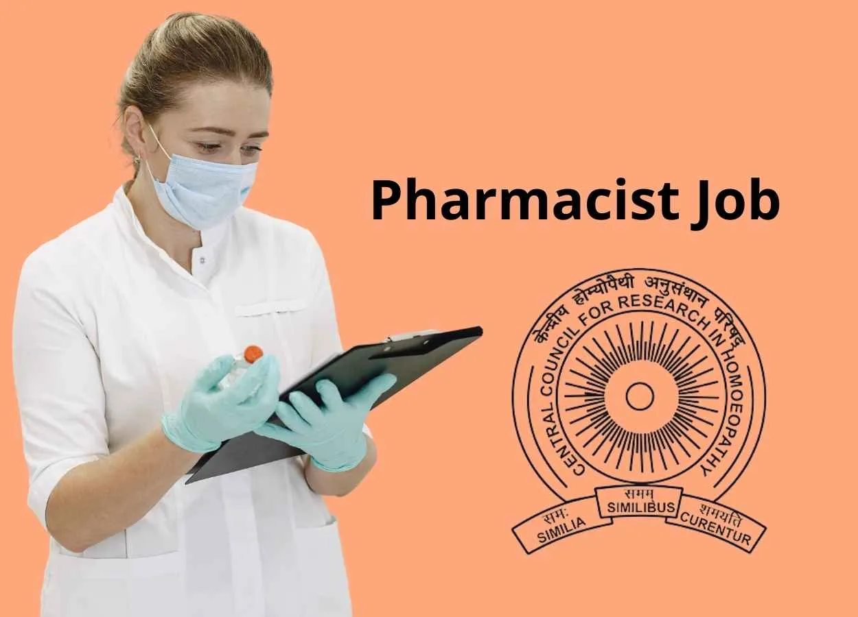 Online applications are invited for post of Pharmacist in in Dr. D.P. Rastogi Central Council for Research in Homoeopathy 