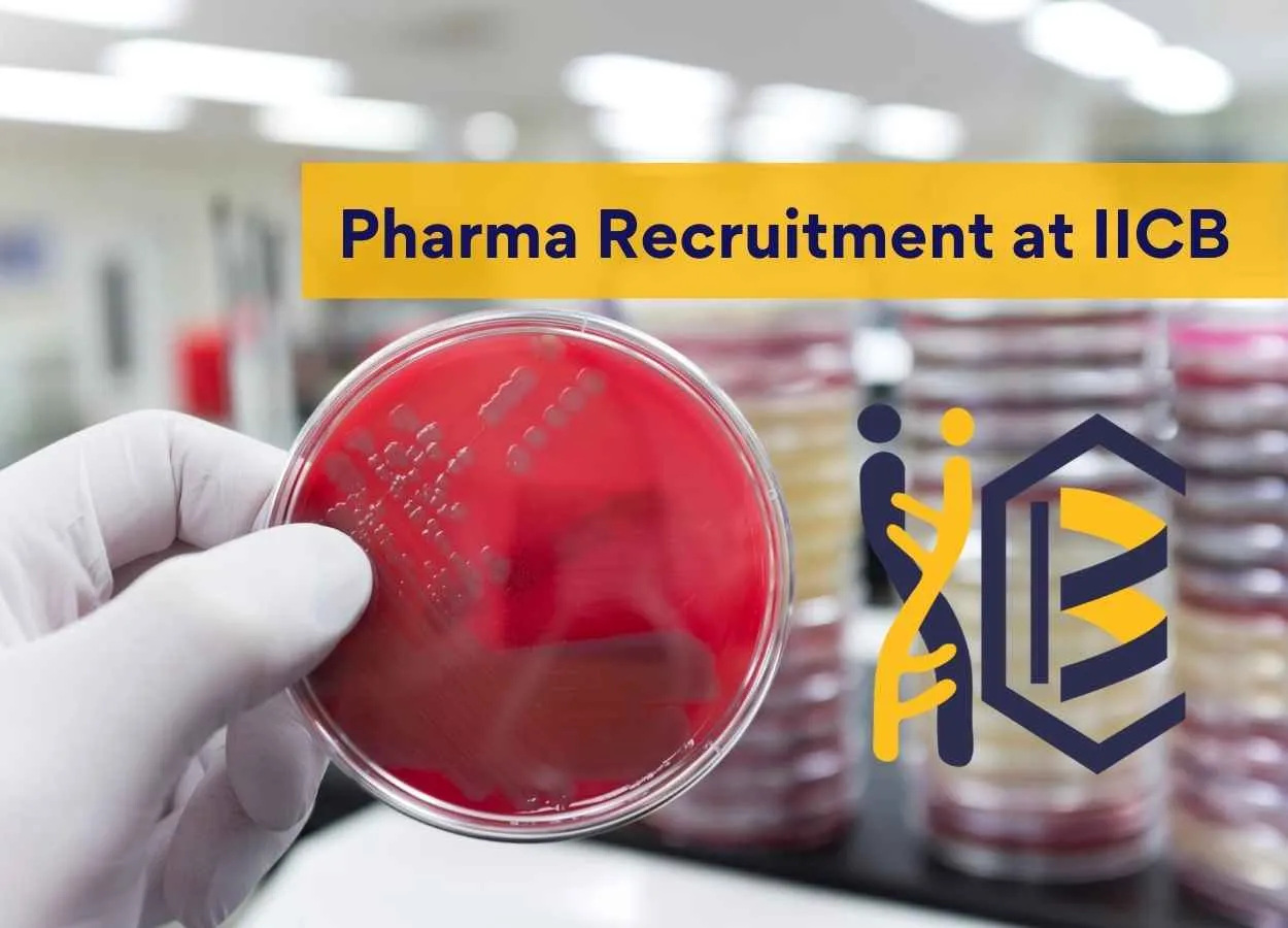 Pharma Recruitment at Indian Institute of Chemical Biology