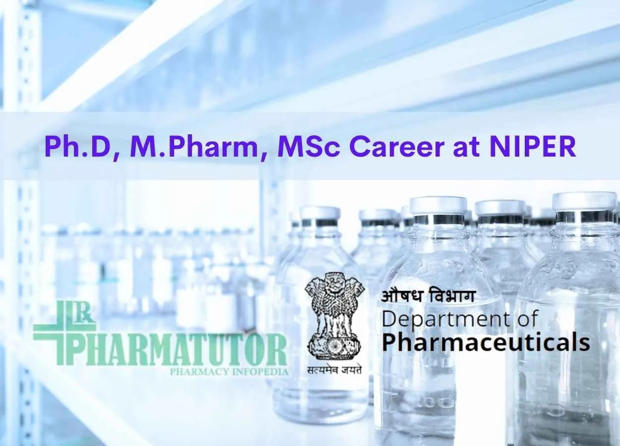Ph.D, M.Pharm, MSc Career under the Department of Pharmaceutical