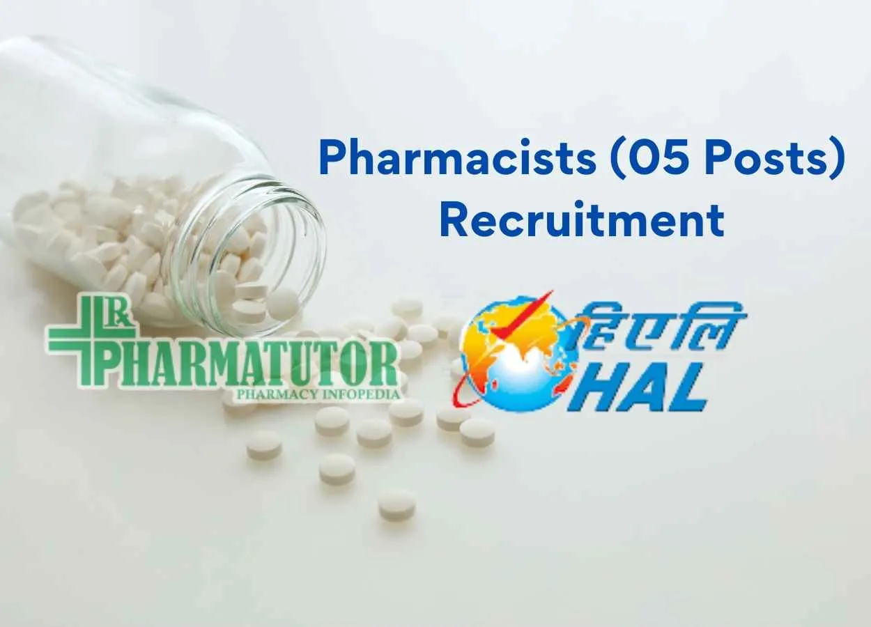 Recruitment for Pharmacists at Hindustan Aeronautics Ltd