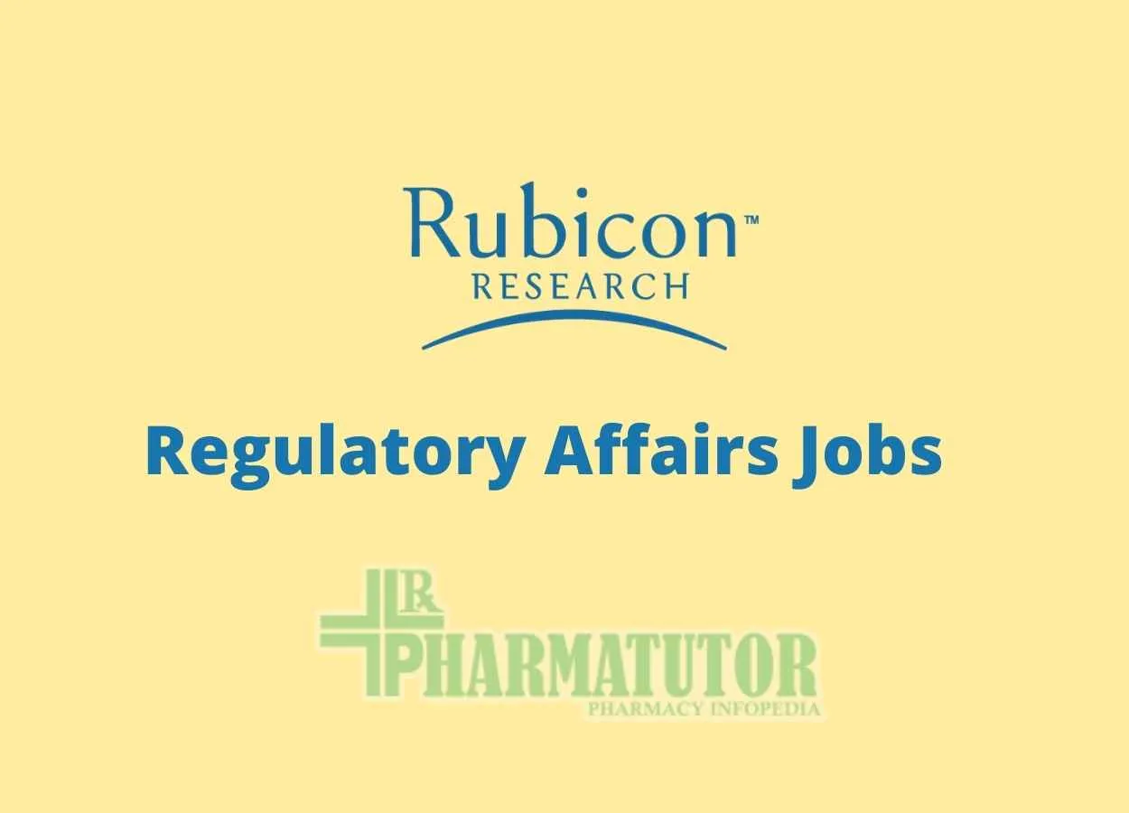 Regulatory Affairs Jobs at Rubicon Research
