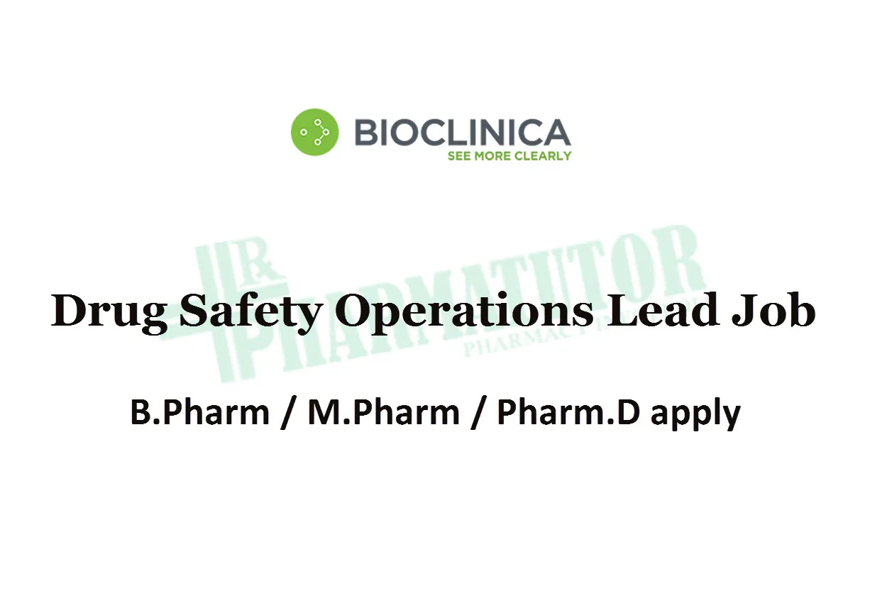 Bioclinica looking for Drug Safety Operations Lead
