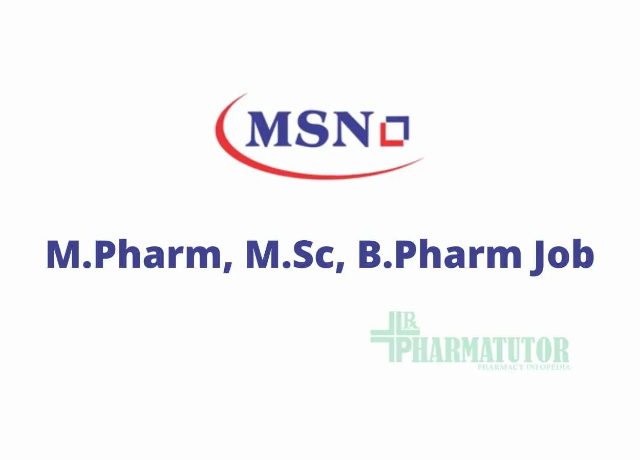Urgent Requirement for MSN R&D Center 