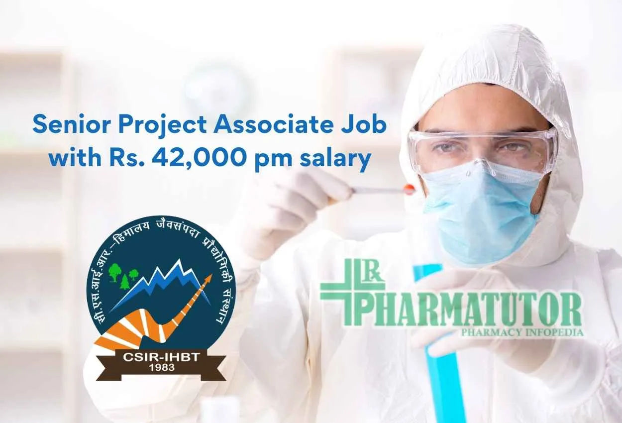Vacancy for Senior Project Associate at IHBT