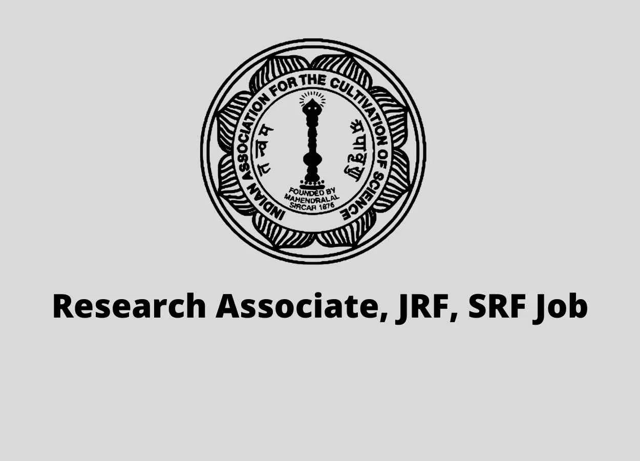 Job for Ph.D, M.Sc at Indian Association for the Cultivation of Science