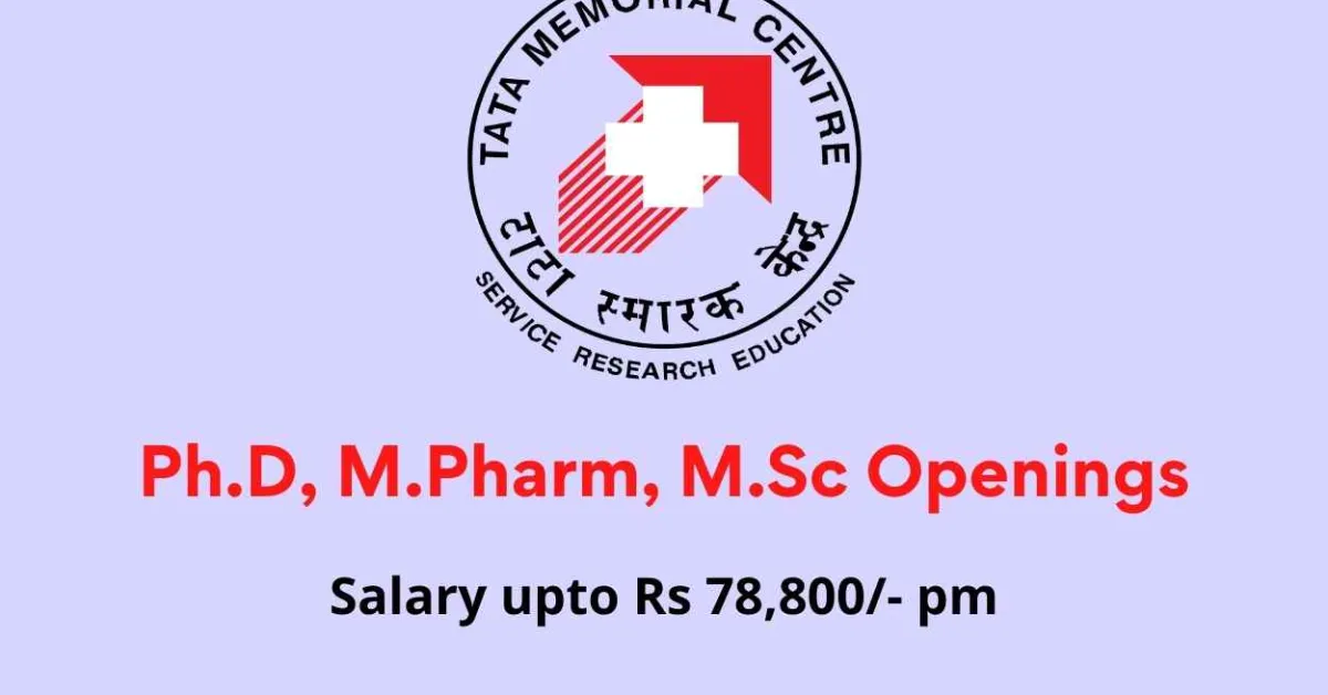 Multiple Job openings at Tata Memorial Centre