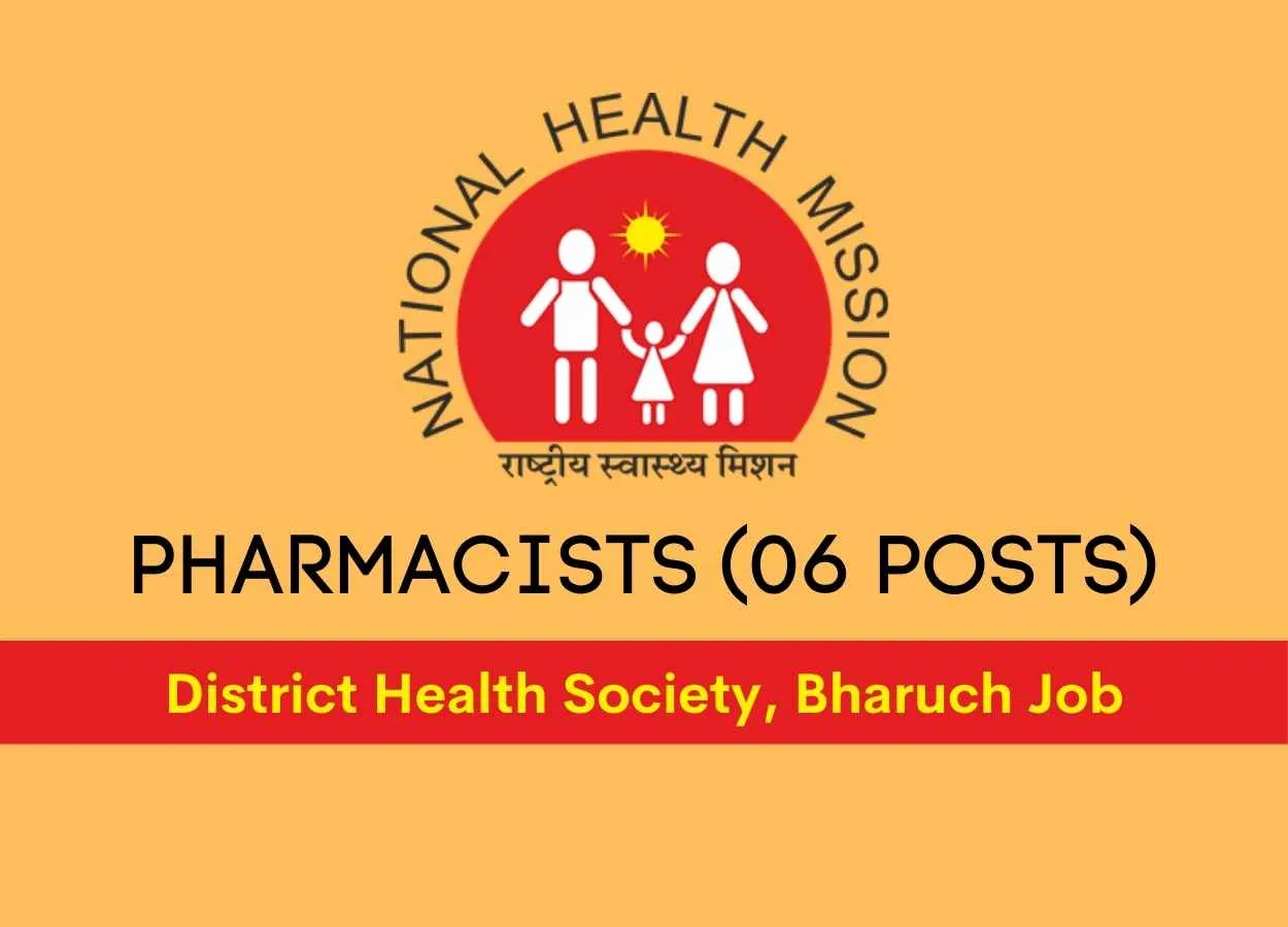 Openings for Pharmacists at District Health Society - Government Jobs