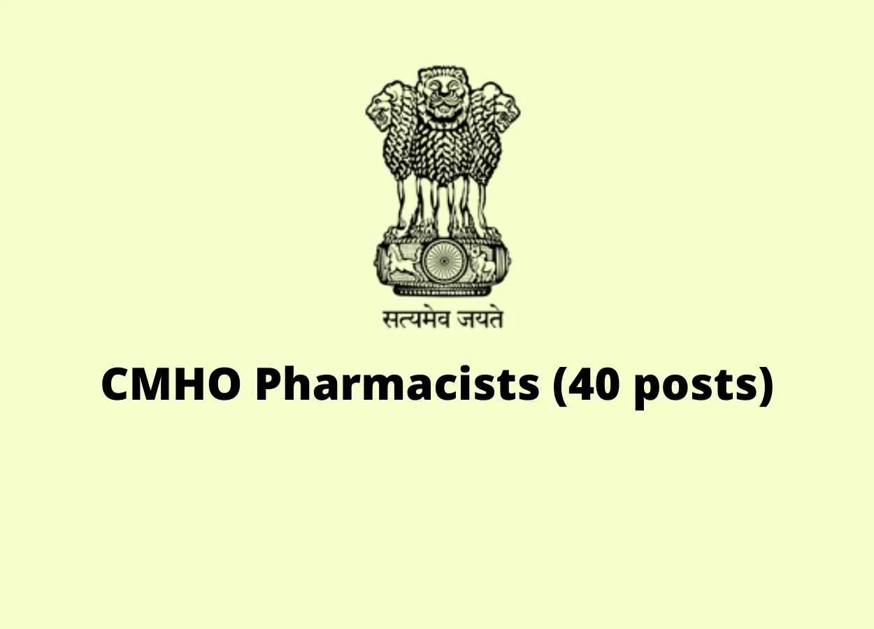 Pharmacists Openings at Office Chief Medical and Health Officer