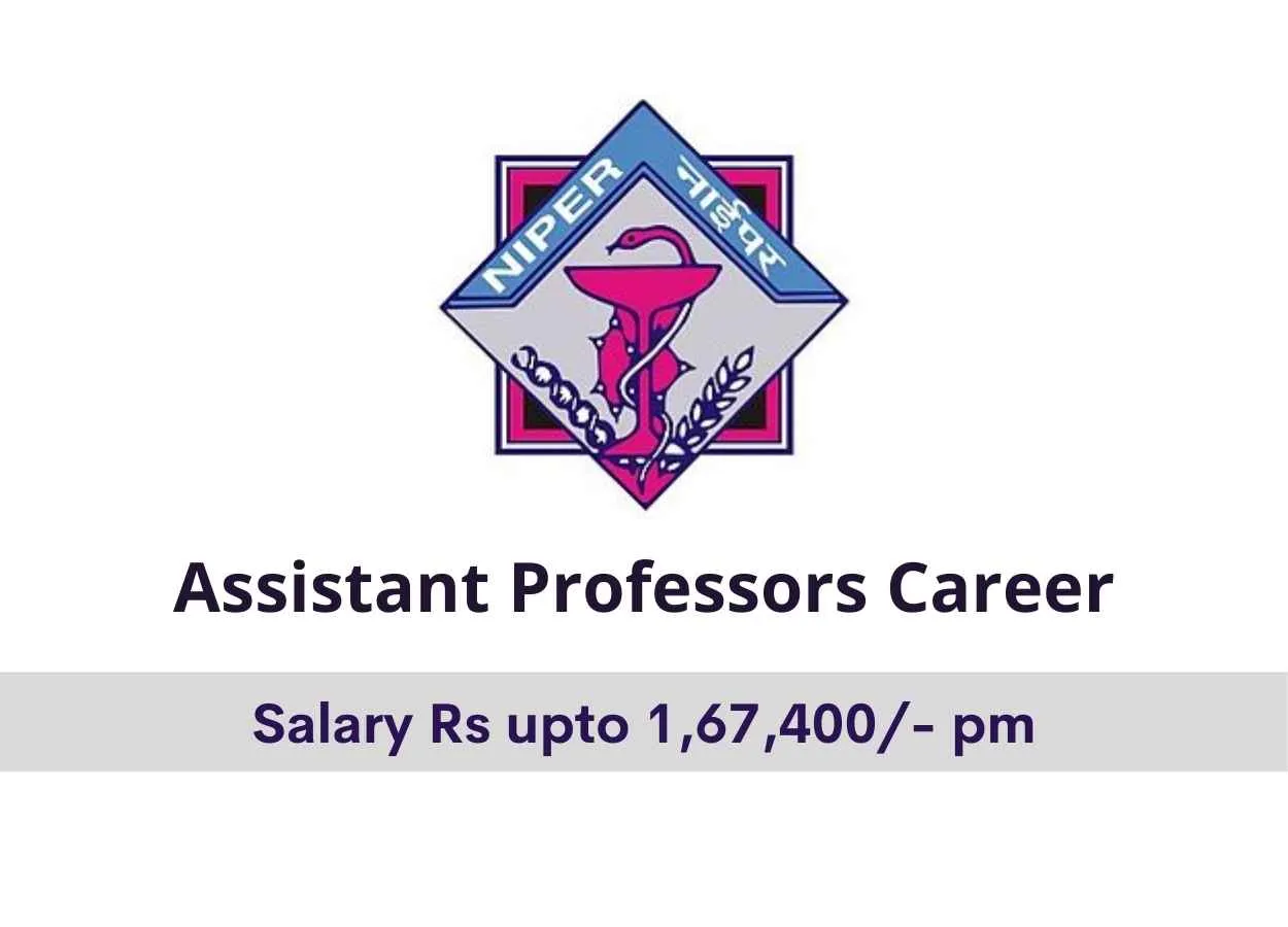 Recruitment for Assistant Professors at NIPER