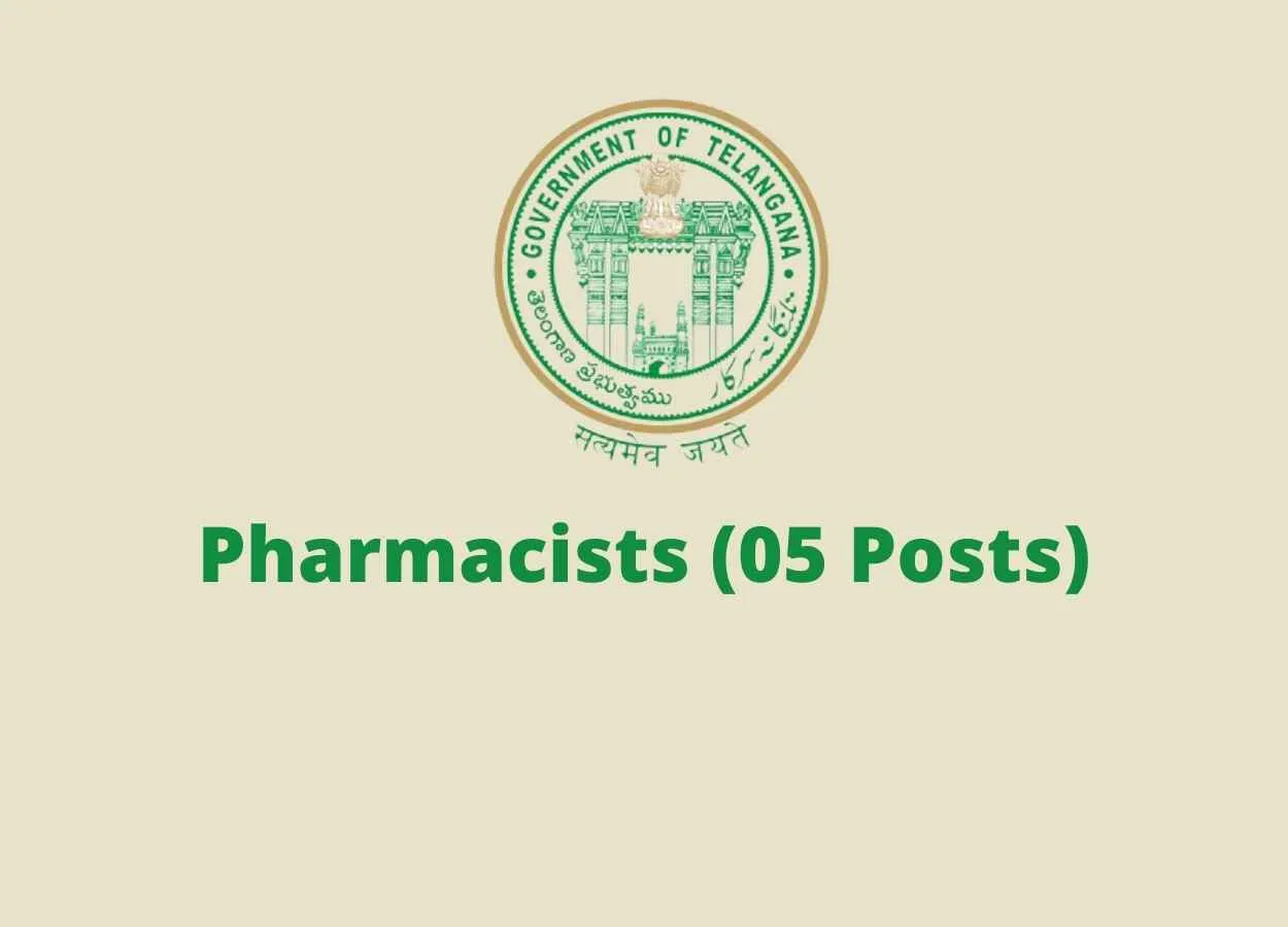 Recruitment for Pharmacists at District Medical & Health Officer