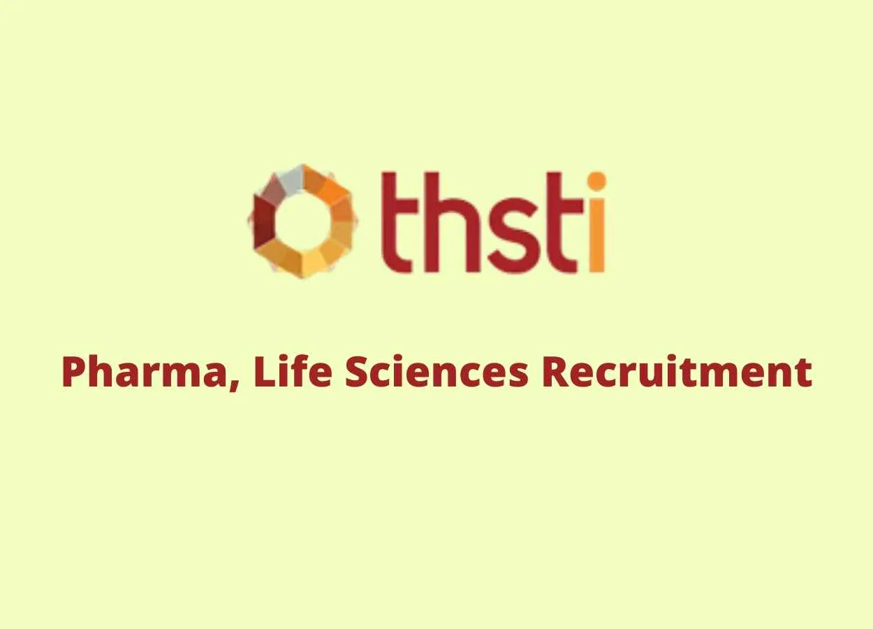 THSTI Pharma, Life Sciences Recruitment