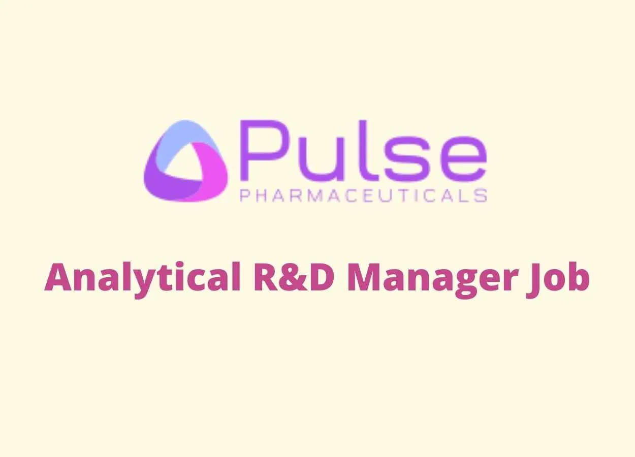 Analytical R&D Manager Job at Pulse Advanced Research Centre