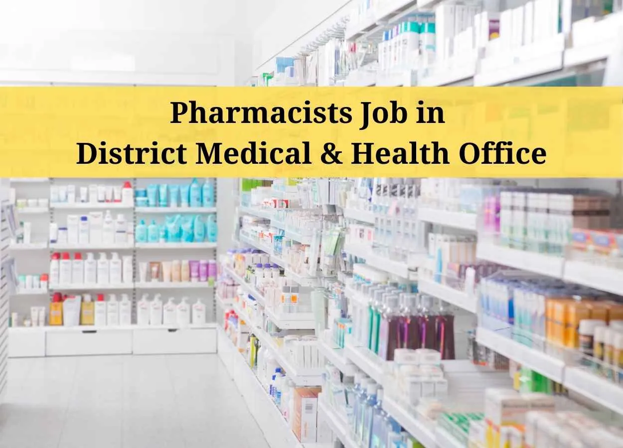 Job for Pharmacists in District Medical & Health Office, Warangal