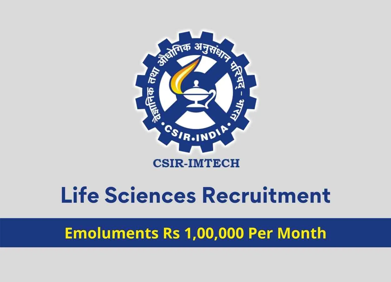 Life Sciences recruitment at Institute of Microbial Technology