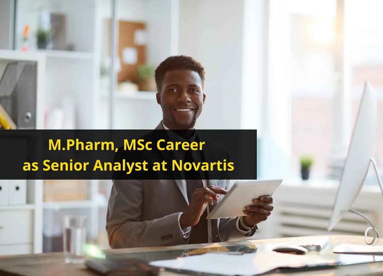Opportunity for M.Pharm, MSc as Senior Analyst at Novartis