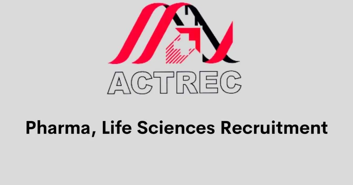 Pharma, Life Sciences Recruitment In Aid Institution of the Dept. of Atomic Energy