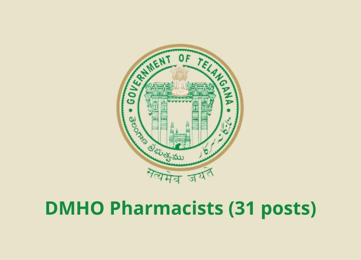 Pharmacists Openings at District Medical Health Office