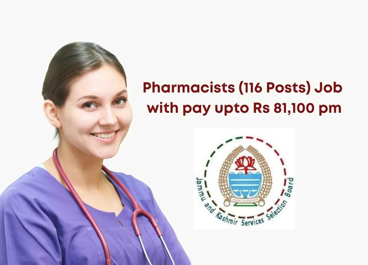 Recruitment for Pharmacists under Services Selection Board