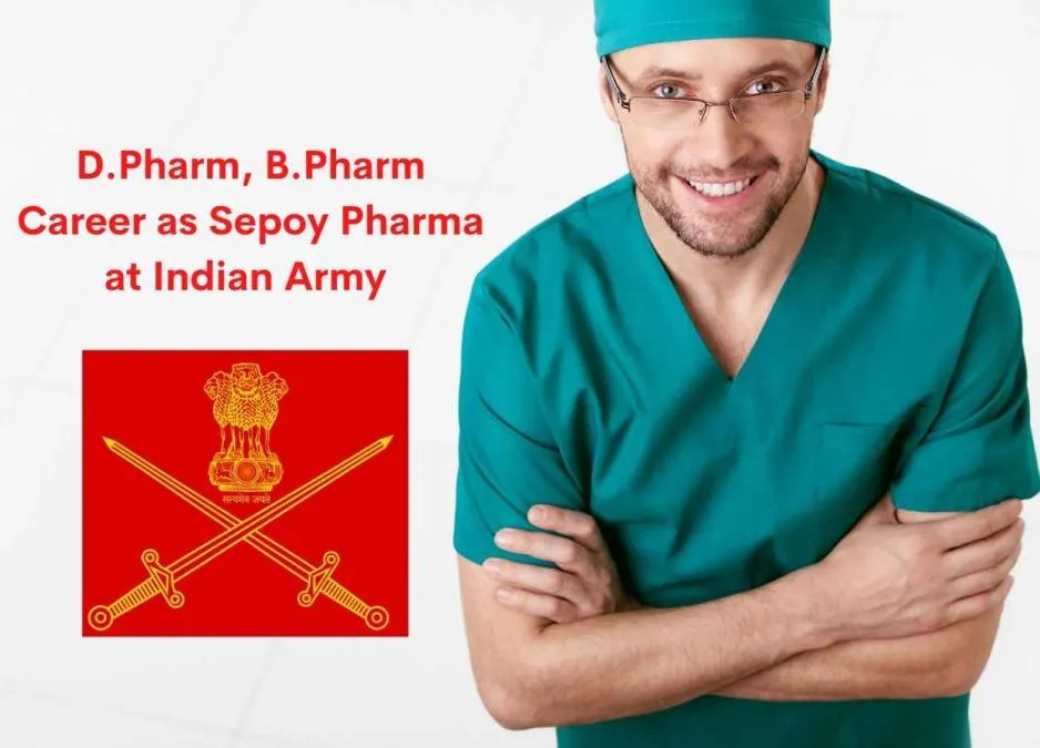 Sepoy Pharma Recruitment at Indian Army