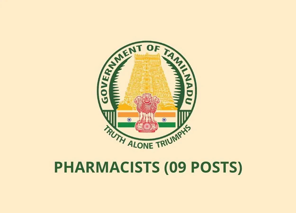 Vacancy for Pharmacists at Thoothukudi District Government Hospitals