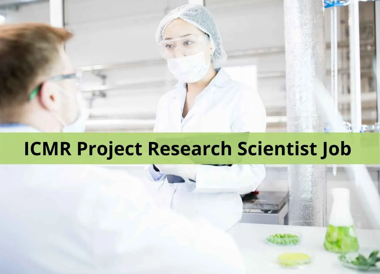 Vacancy for Project Research Scientist at ICMR