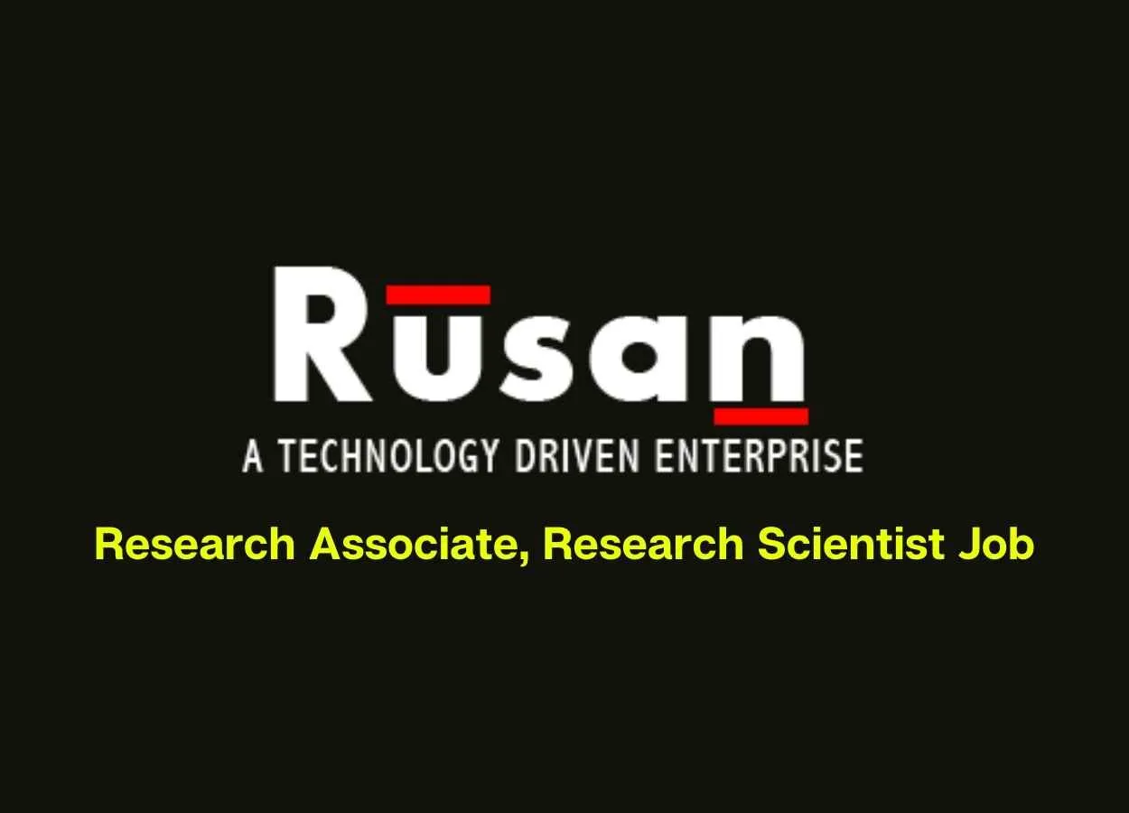 Vacancy for Research Associate, Research Scientist at Rusan Pharma Ltd