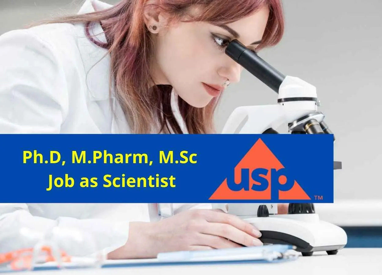Work as Scientist at United States Pharmacopeia