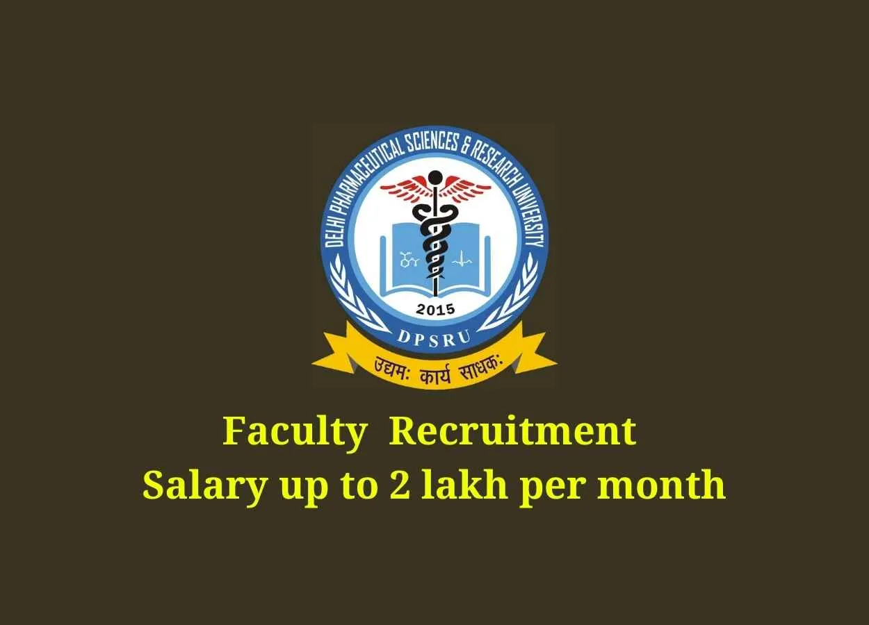 DPSRU Professor, Associate Professor, Assistant Professor Recruitment