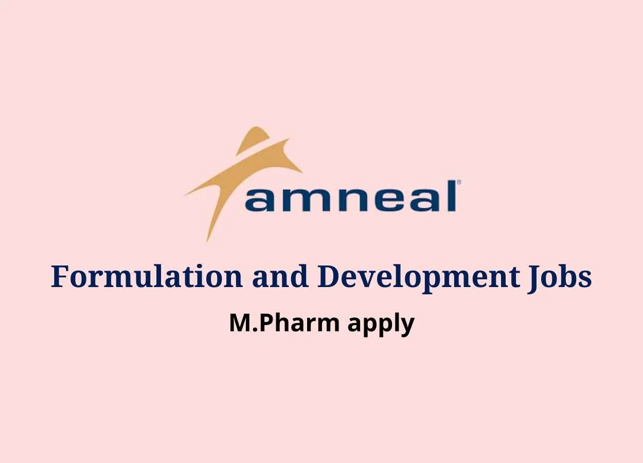 Formulation and Development Jobs at Amneal Pharmaceuticals