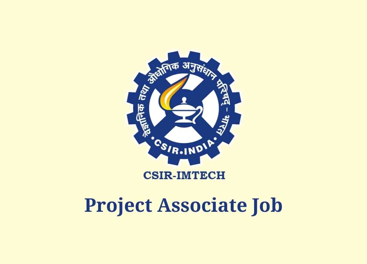 Job for Project Associate at Institute of Microbial Technology
