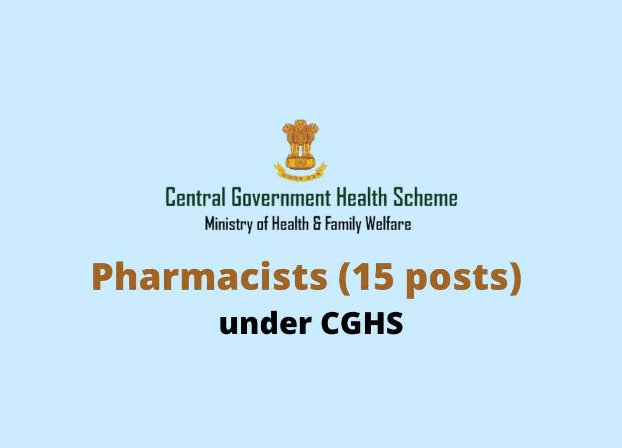 Job Openings for Pharmacists under Central Government Health Scheme, Mumbai