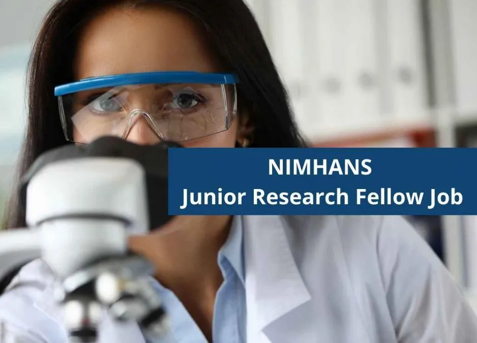 NIMHANS Junior Research Fellow Job