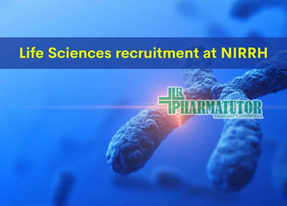 NIRRH Life Sciences Recruitment