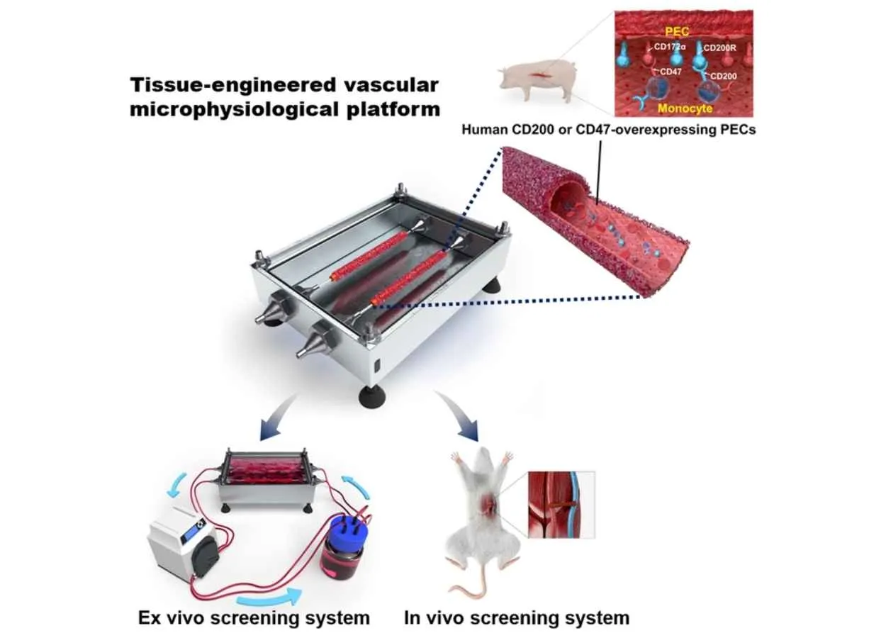 Prediction of organ transplant rejection using artificial blood vessels