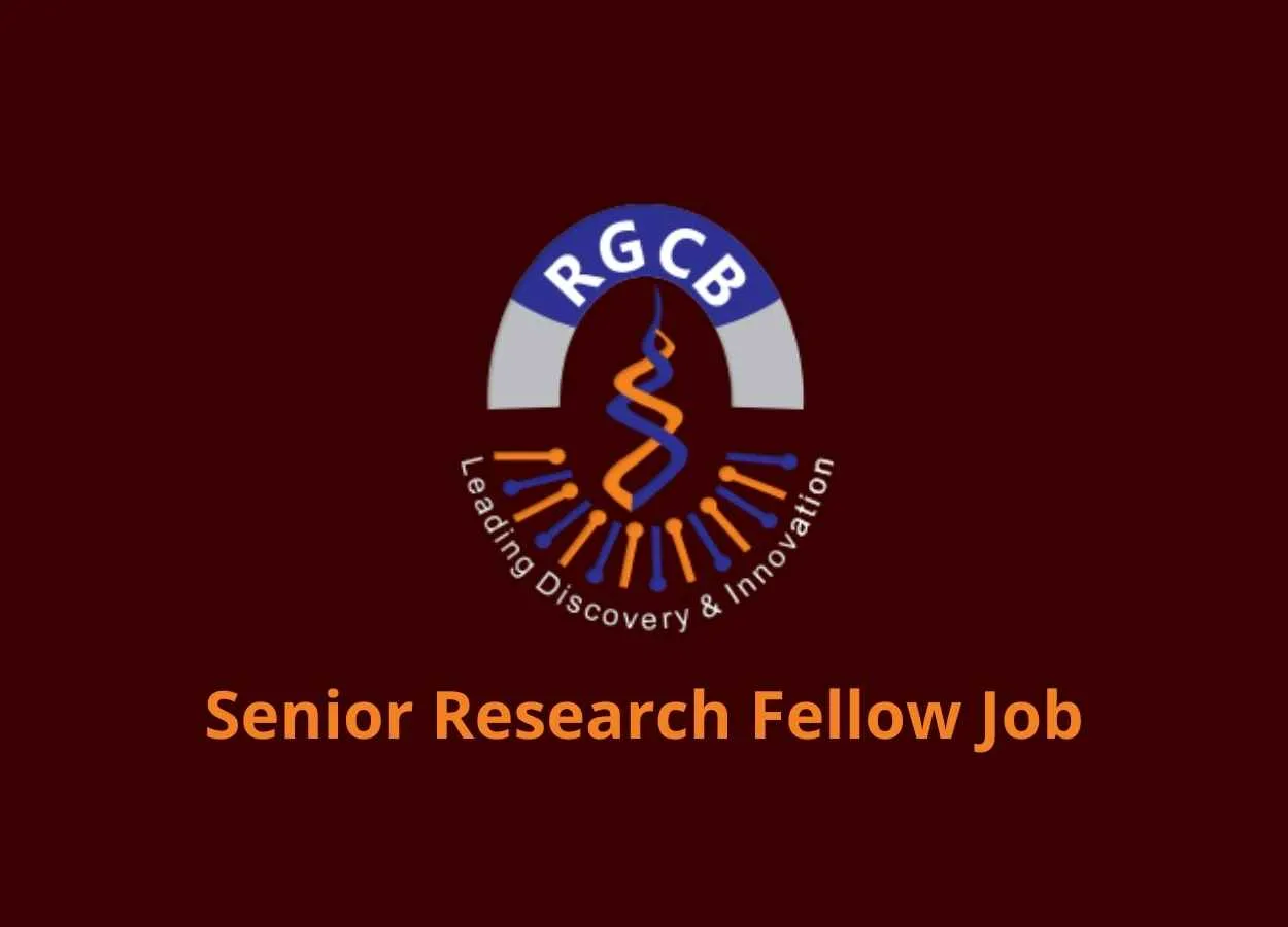 Rajiv Gandhi Centre for Biotechnology Senior Research Fellow Job