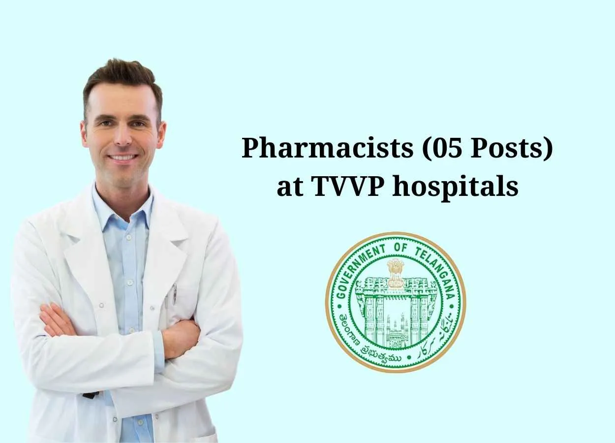 Recruitment for Pharmacists to work in TVVP hospitals, Government Jobs