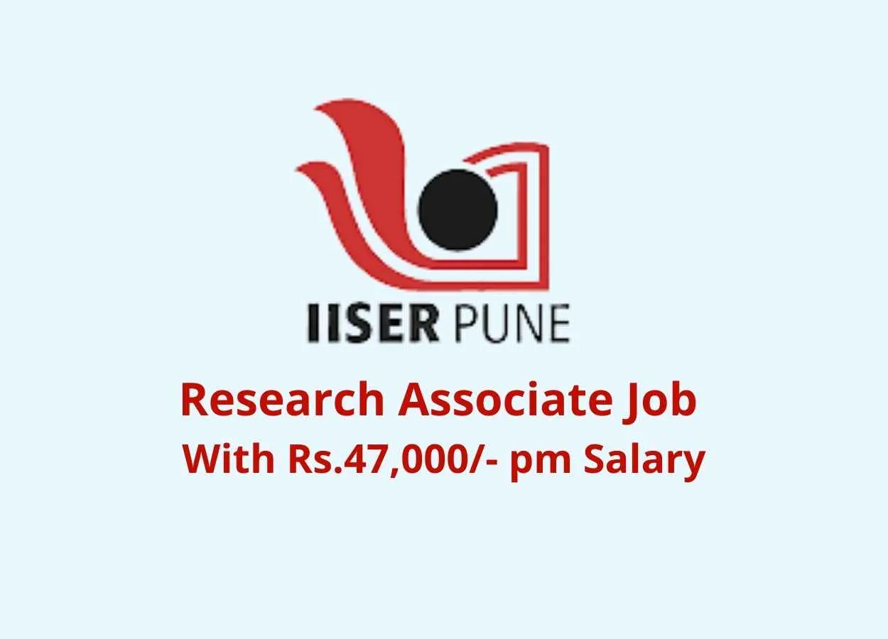 Vacancy for Research Associate at IISER